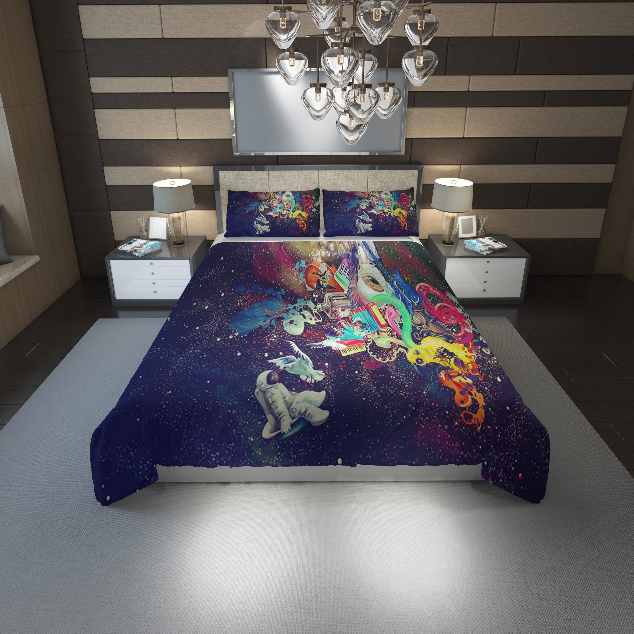 Psychodelic 27 Duvet Cover and Pillowcase Set Bedding Set