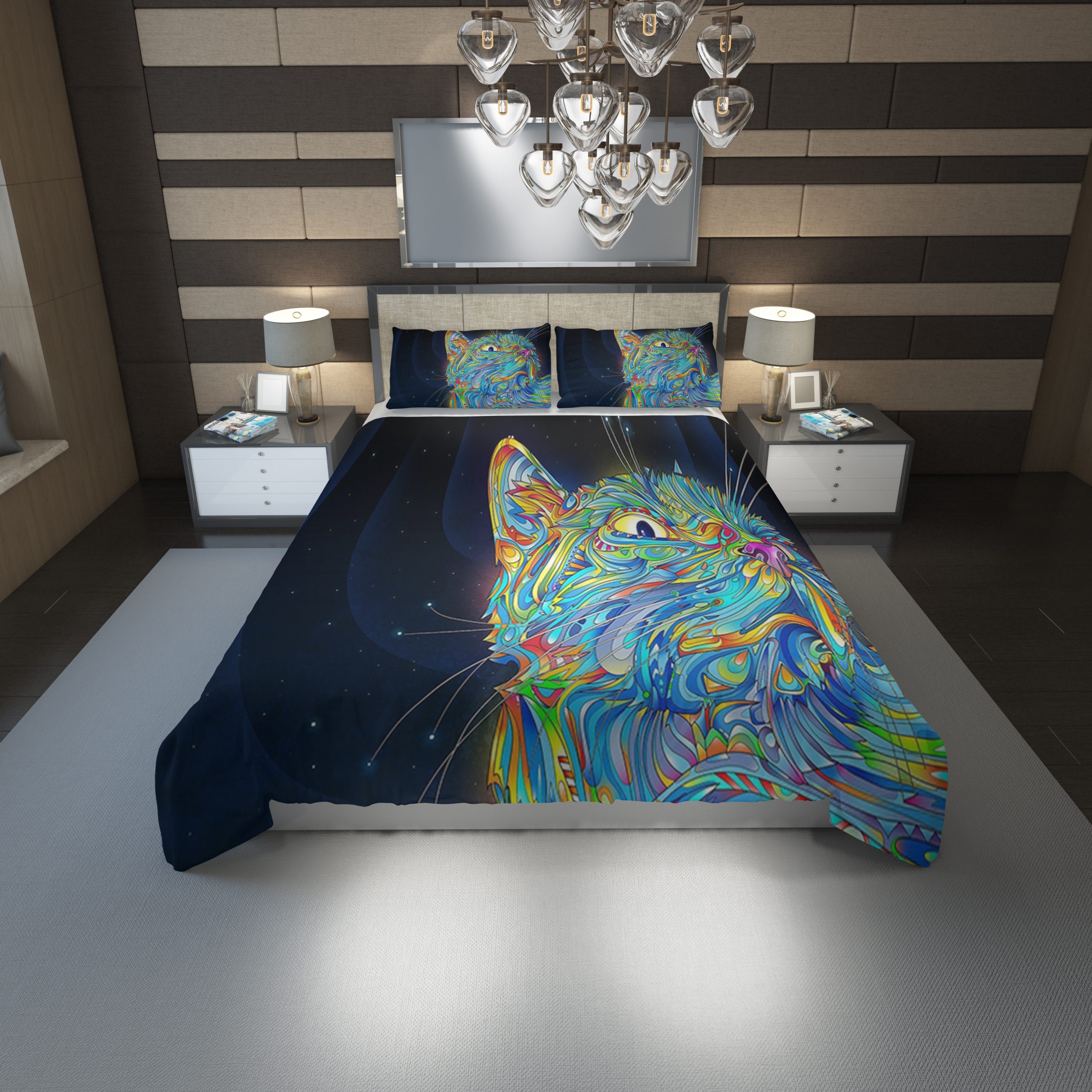 Psychodelic 29 Duvet Cover and Pillowcase Set Bedding Set