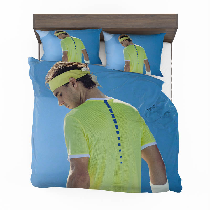 Rafael Nadal Wimbledon Tennis Duvet Cover and Pillowcase Set Bedding Set