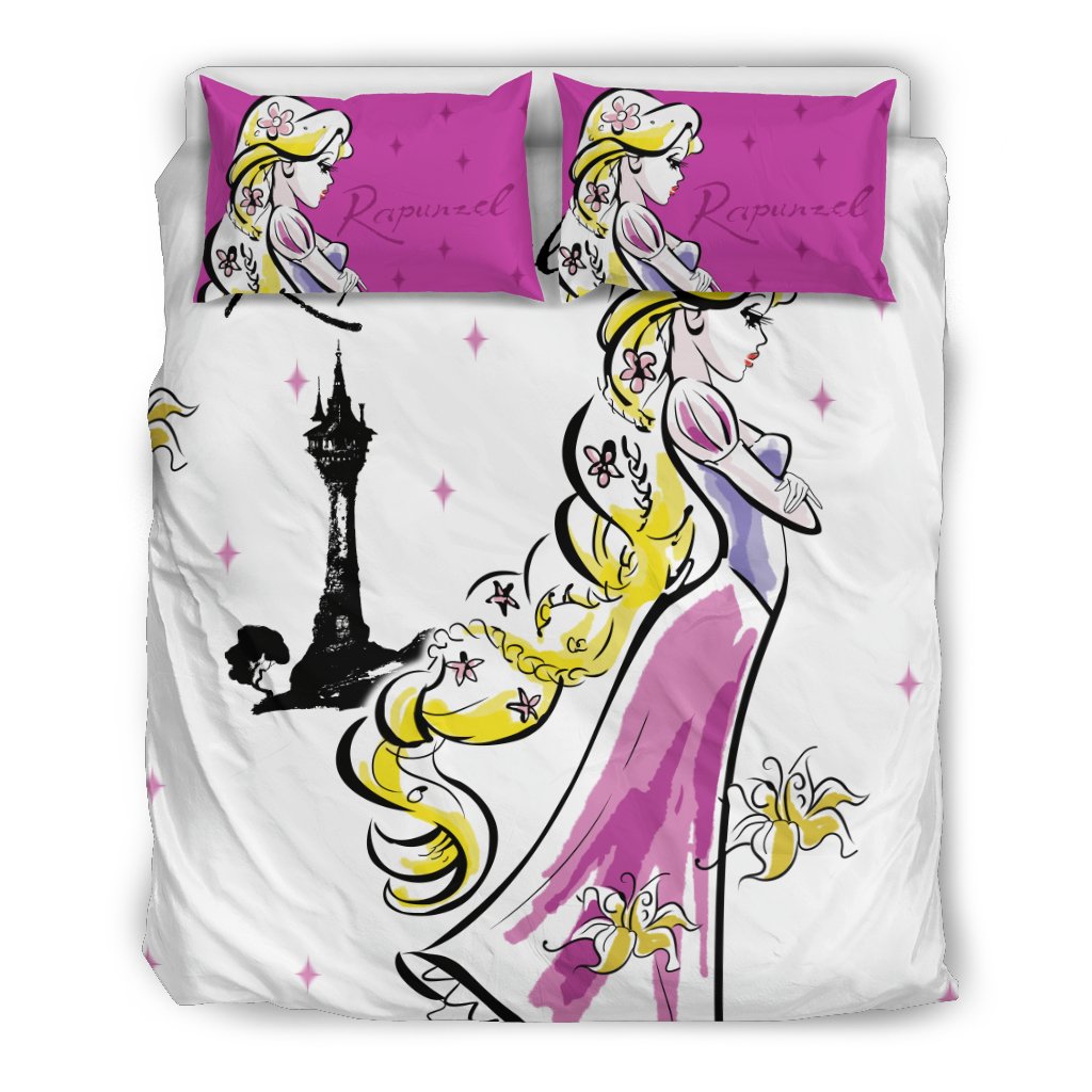 Rapunzel Disney Duvet Cover and Pillowcase Set Bedding Set