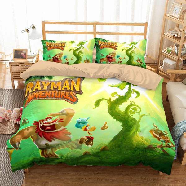 Rayman Adventures Duvet Cover and Pillowcase Set Bedding Set