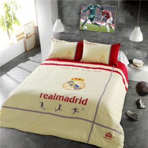 Real Madrid CF Duvet Cover and Pillowcase Set Bedding Set