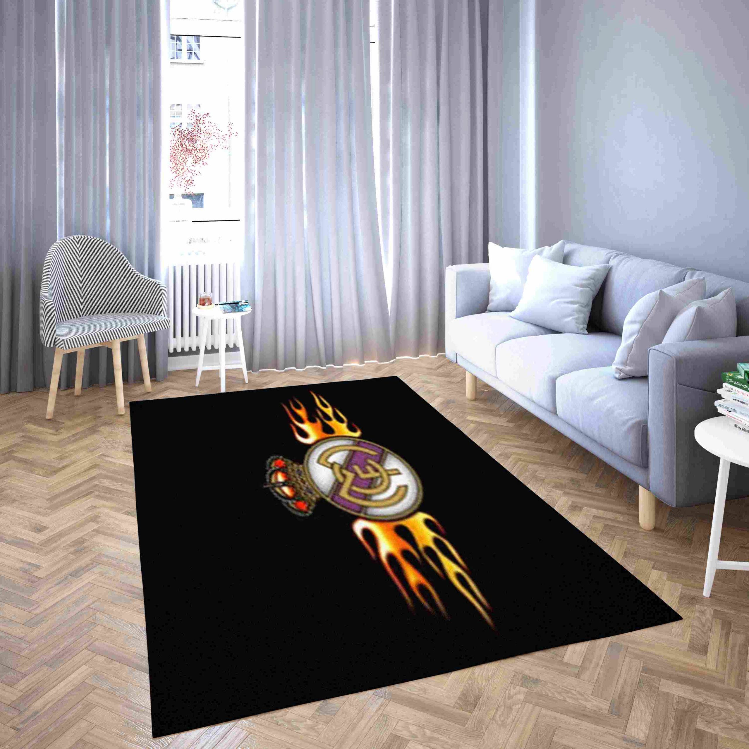 Real Madrid Club Carpet Living Room Rugs