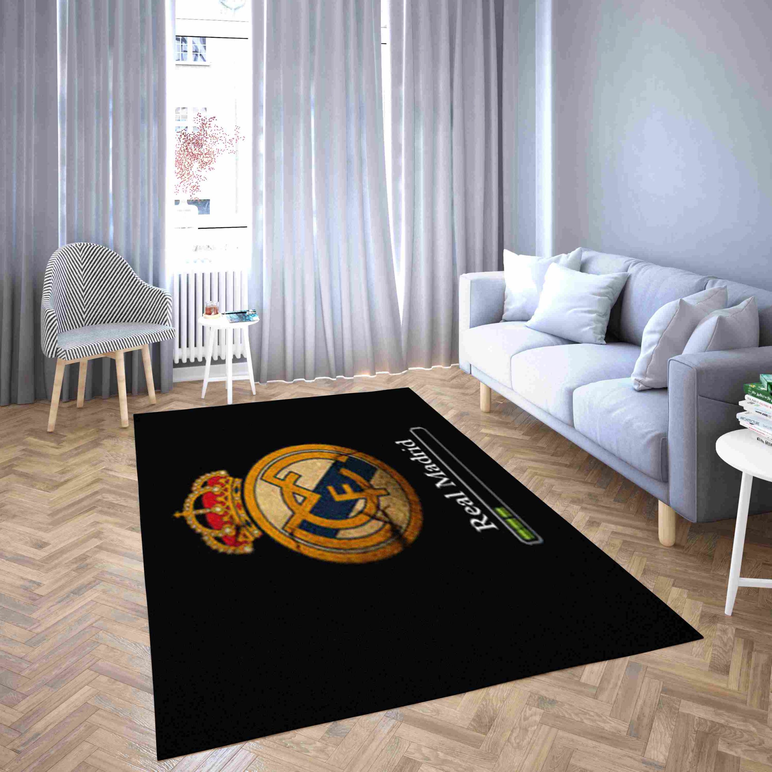 Real Madrid Football Club Loading Carpet Living Room Rugs