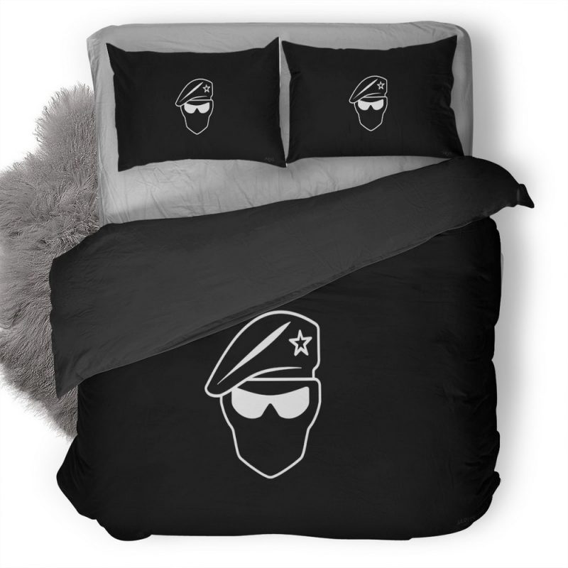 Recruit Soldier Minimalist 3M Duvet Cover and Pillowcase Set Bedding Set