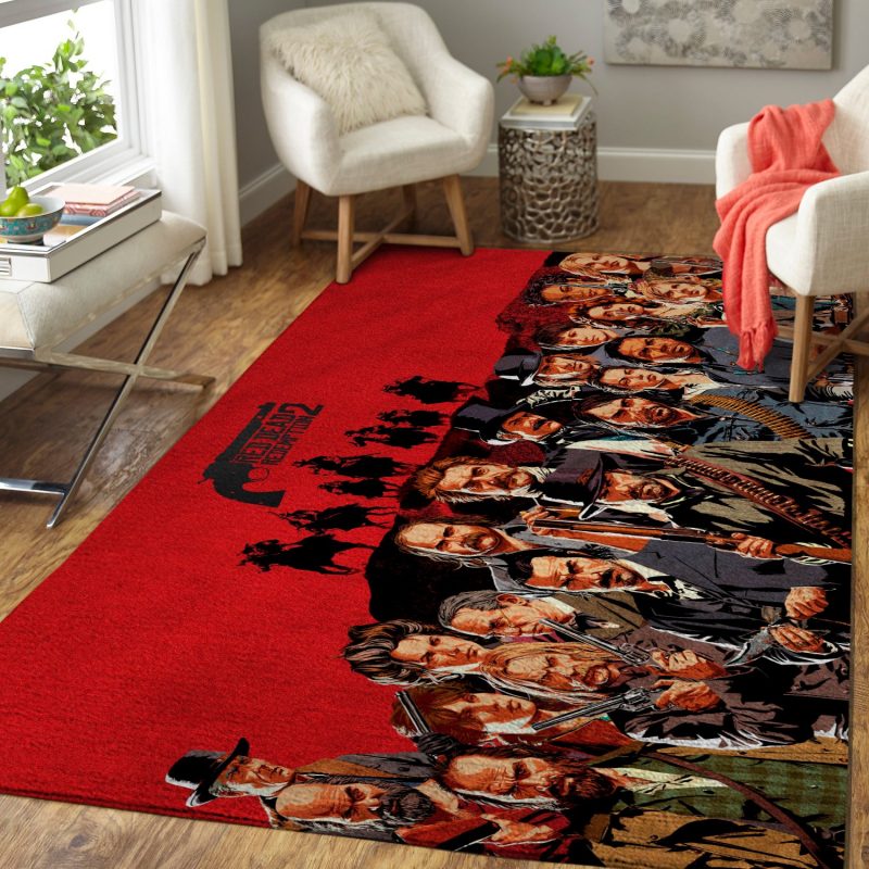 Red Dead Redemption Game Living Room Rug Carpet 4