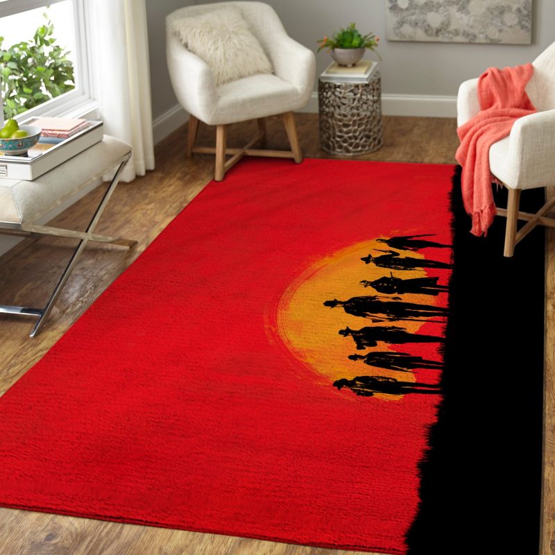 Red Dead Redemption Game Living Room Rug Carpet 6