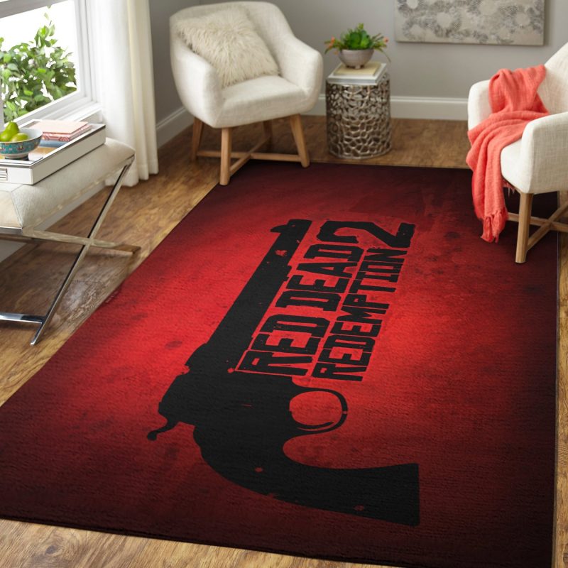 Red Dead Redemption Game Living Room Rug Carpet 8