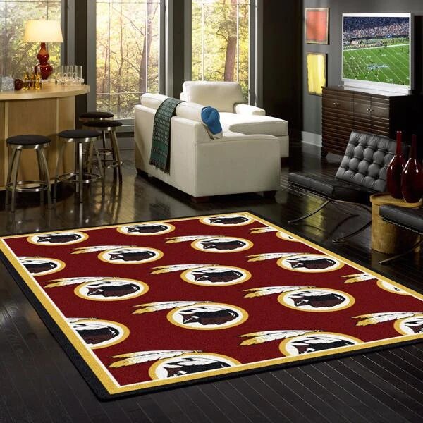 Redskins Repeat Carpet Living Room Rugs