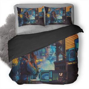 Retro Lab Scifi Artwork 20 Duvet Cover and Pillowcase Set Bedding Set