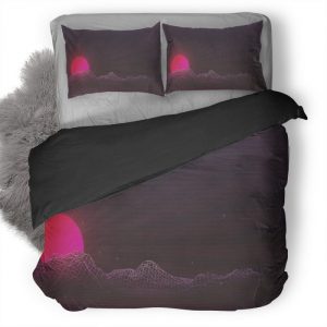 Retrowave Morning Kq Duvet Cover and Pillowcase Set Bedding Set