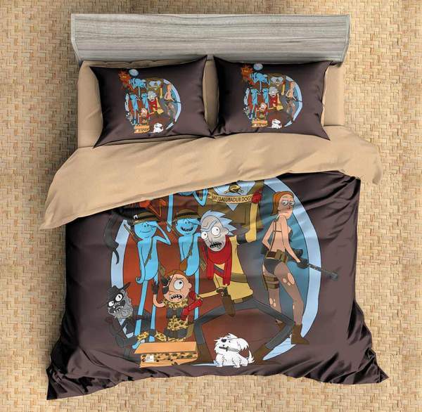 Rick And Morty 1 Duvet Cover and Pillowcase Set Bedding Set