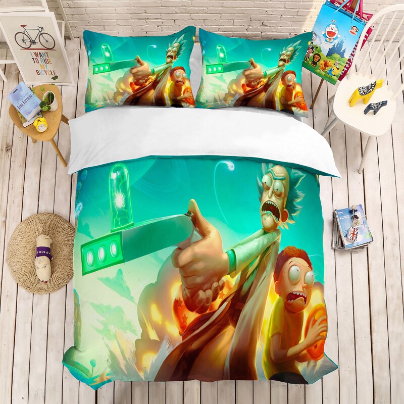 Rick And Morty? 2211 Duvet Cover and Pillowcase Set Bedding Set