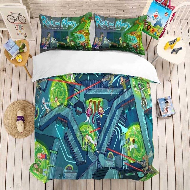 Rick And Morty? 2212 Duvet Cover and Pillowcase Set Bedding Set