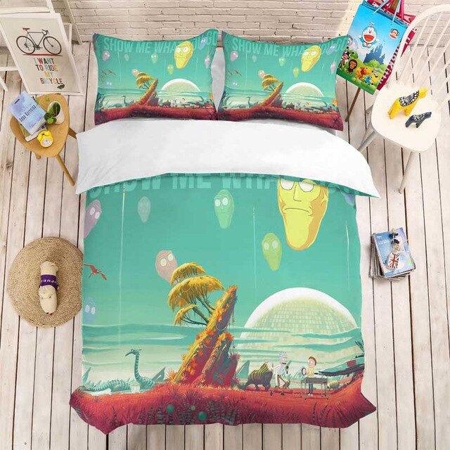 Rick And Morty? 2213 Duvet Cover and Pillowcase Set Bedding Set