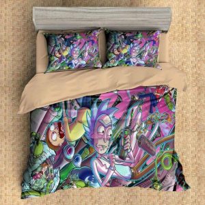 Rick And Morty Duvet Cover and Pillowcase Set Bedding Set 643