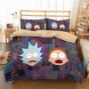 Rick And Morty Duvet Cover and Pillowcase Set Bedding Set 736