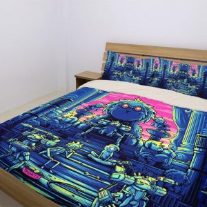 Rick Morty Duvet Cover and Pillowcase Set Bedding Set 1017