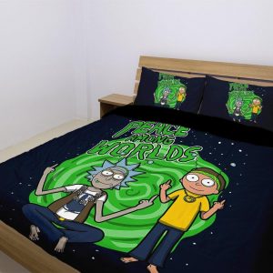 Rick Morty Duvet Cover and Pillowcase Set Bedding Set 1030