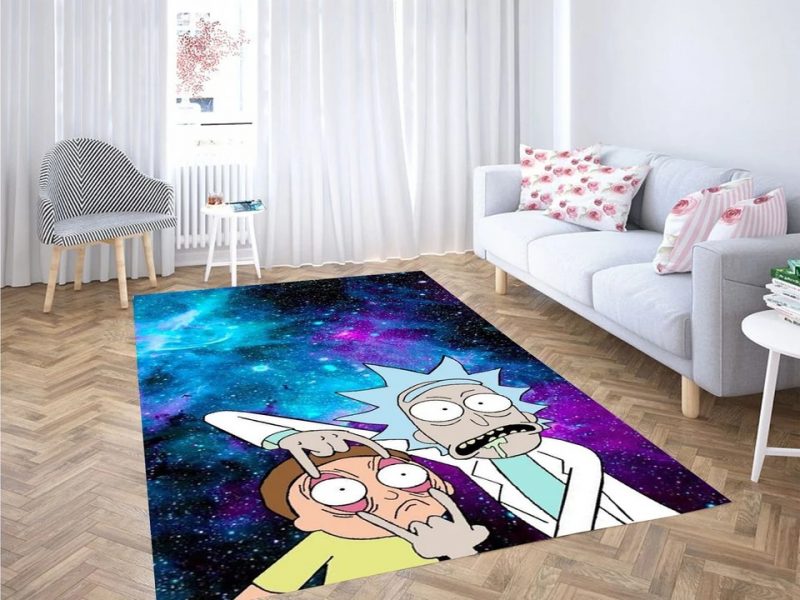 Rick and morty wallpaper phone carpet living room rugs