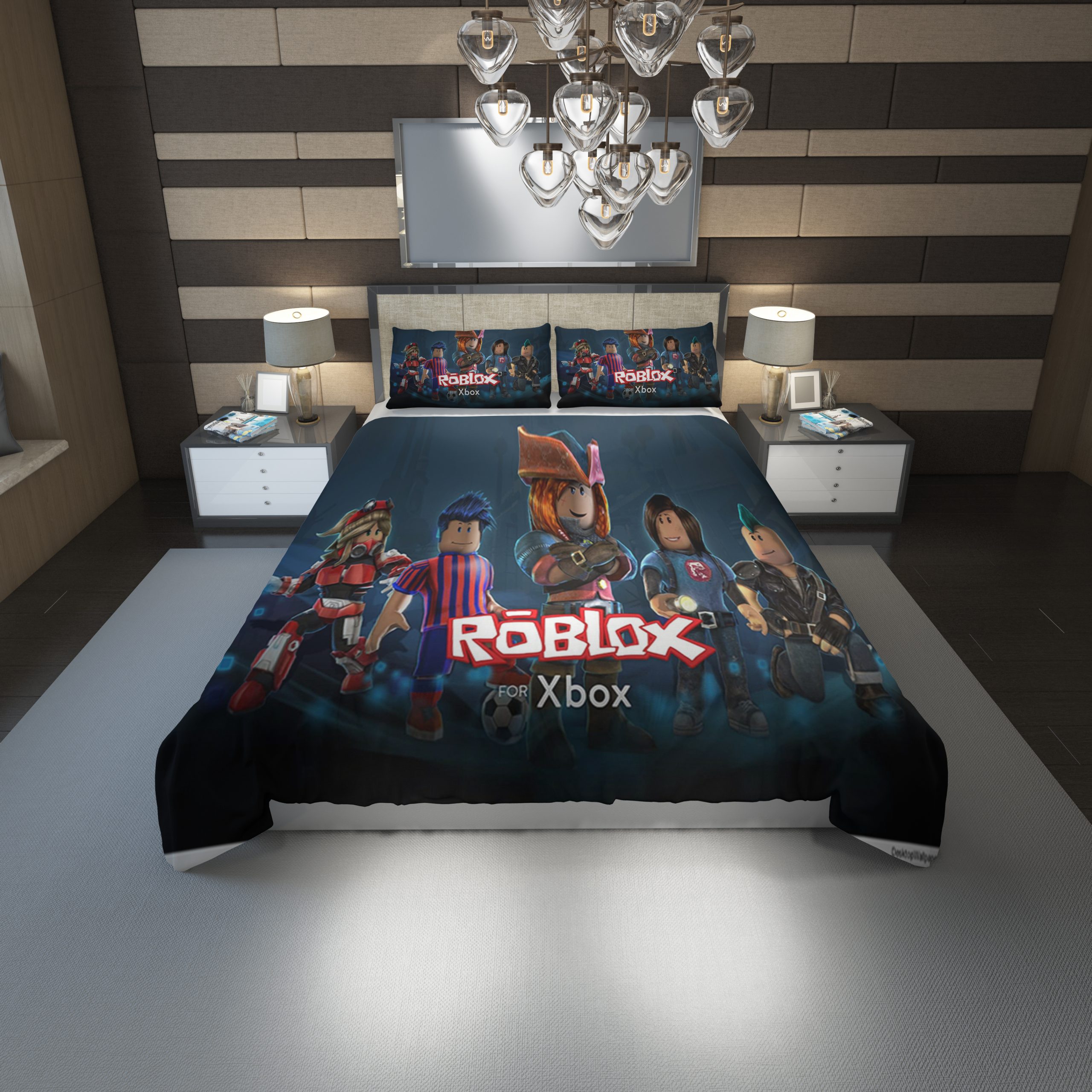 Roblox Cool 25 Duvet Cover and Pillowcase Set Bedding Set