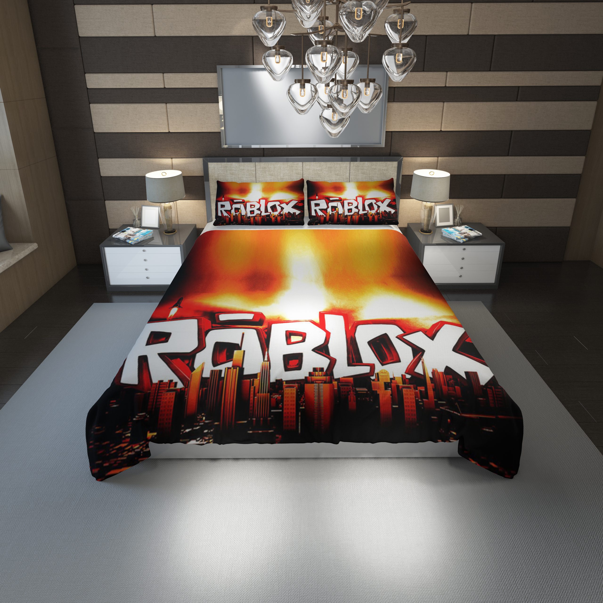 Roblox Cool 35 Duvet Cover and Pillowcase Set Bedding Set