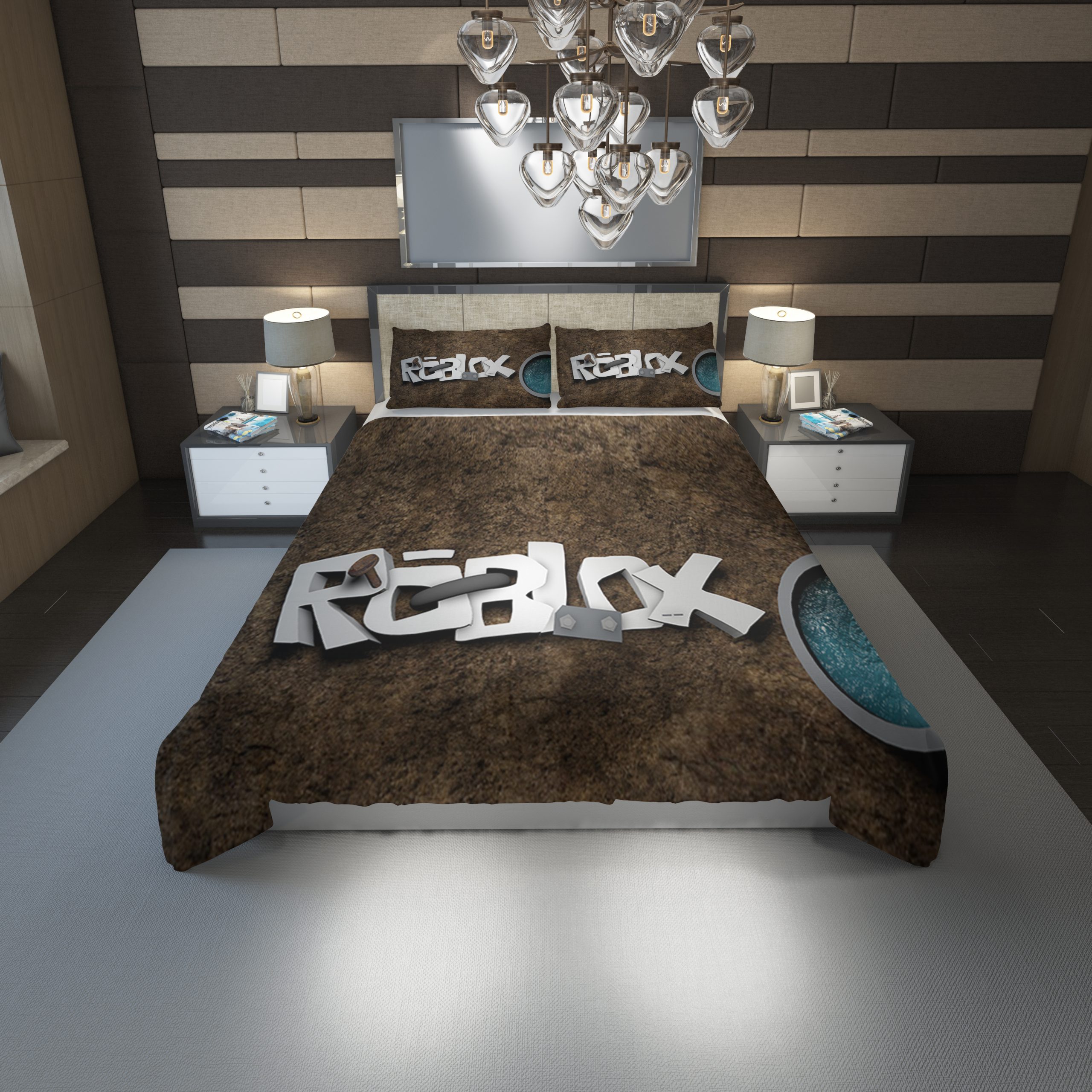 Roblox Cool 37 Duvet Cover and Pillowcase Set Bedding Set