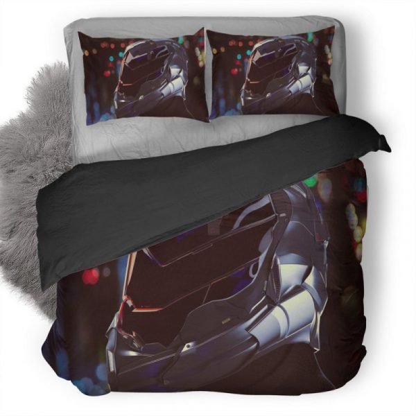 Robot Future Scifi Minimalism Bv Duvet Cover and Pillowcase Set Bedding Set