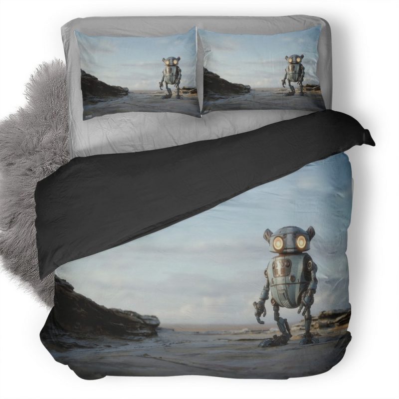 Robot Outdoor Photogrammetry Rb Duvet Cover and Pillowcase Set Bedding Set