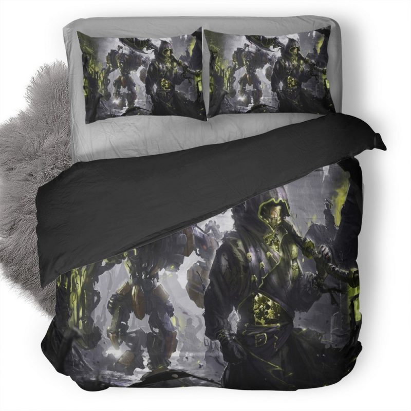 Robotic Digital Art Gh Duvet Cover and Pillowcase Set Bedding Set