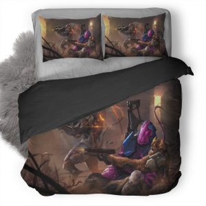 Robotic Scifi War 57 Duvet Cover and Pillowcase Set Bedding Set