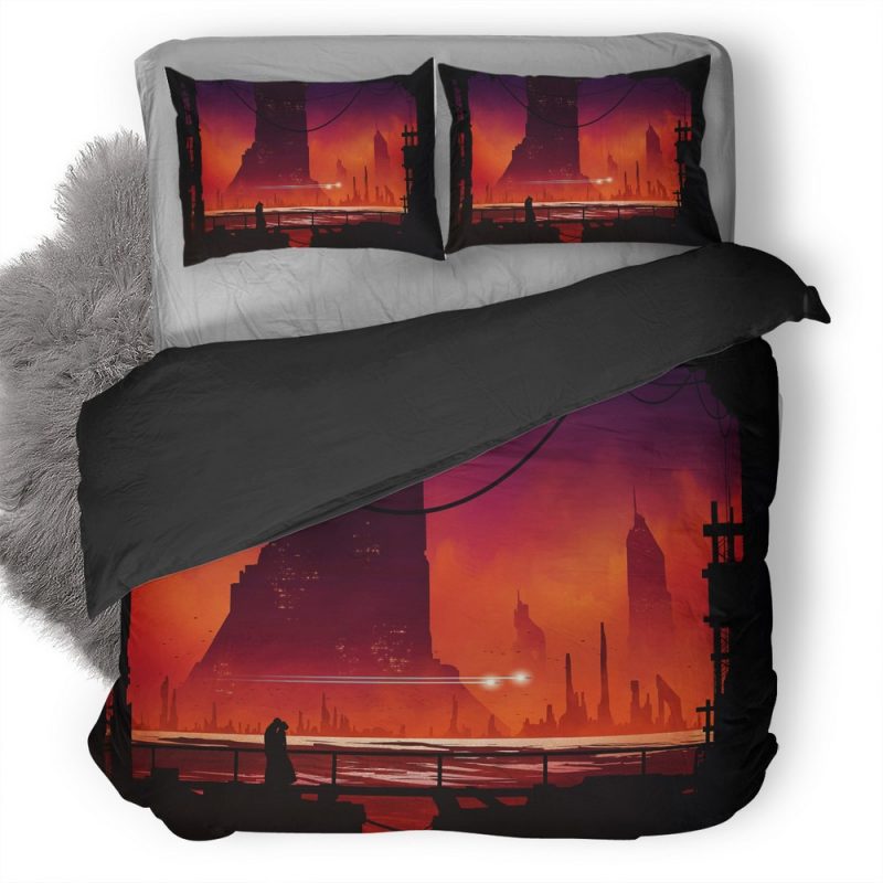 Romatic Couple Fantasy Artist Yf Duvet Cover and Pillowcase Set Bedding Set