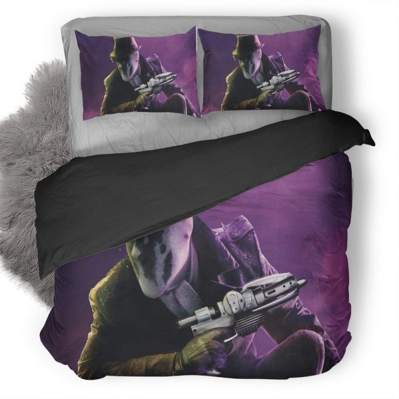 Rorschach Watchmen Fy Duvet Cover and Pillowcase Set Bedding Set