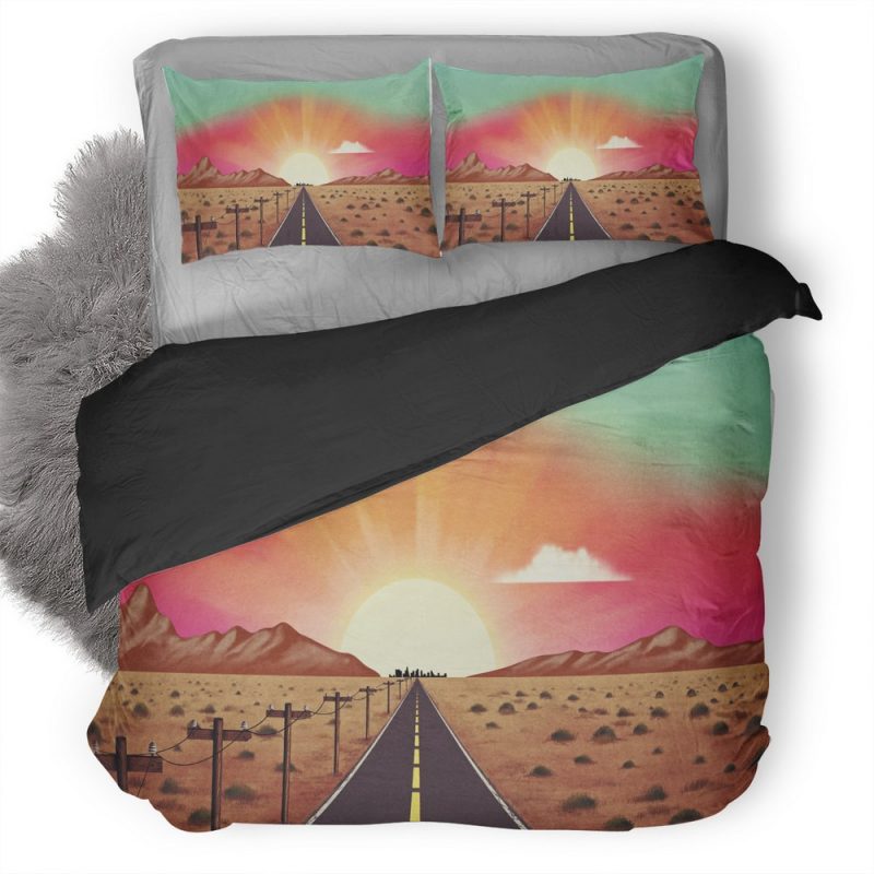 Route 555 Ov Duvet Cover and Pillowcase Set Bedding Set