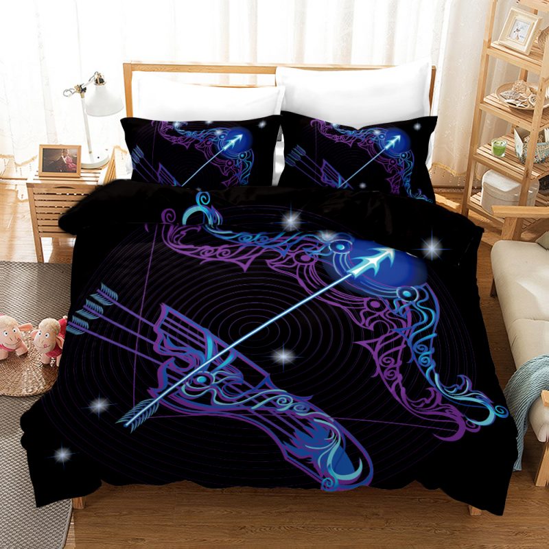 Sagittarius Duvet Cover and Pillowcase Set Bedding Set