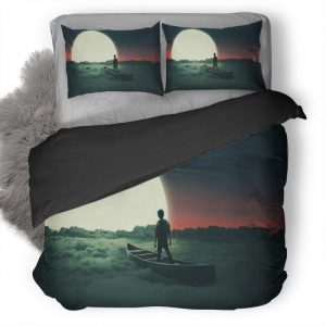 Sail To The Moon Mv Duvet Cover and Pillowcase Set Bedding Set