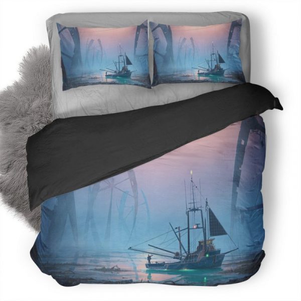 Sailing Future C8 Duvet Cover and Pillowcase Set Bedding Set