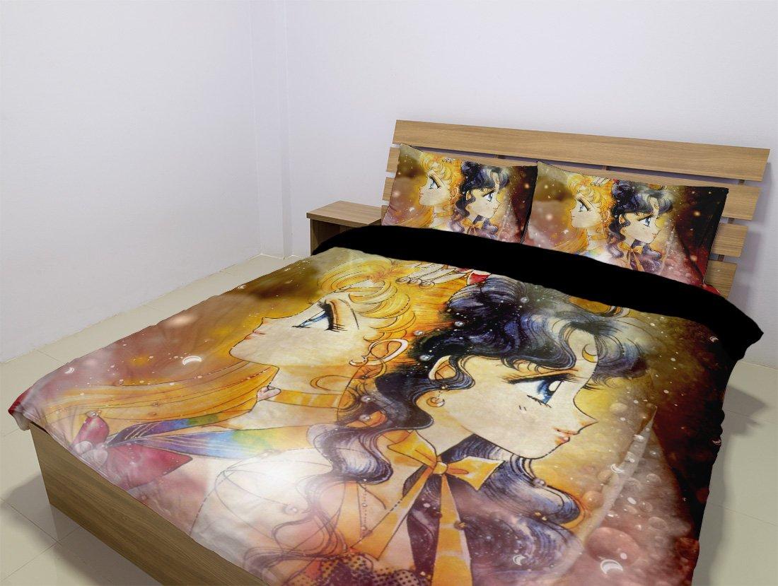 Sailor Moon Duvet Cover and Pillowcase Set Bedding Set 1020