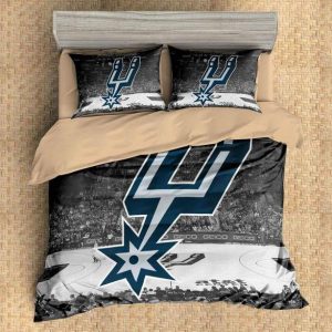 San Antonio Spurs Duvet Cover and Pillowcase Set Bedding Set