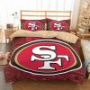 San Francisco 49Ers Duvet Cover and Pillowcase Set Bedding Set 498