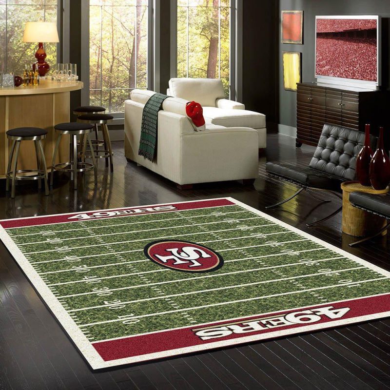 San Francisco 49Ers Nfl Carpet Living Room Rugs 1