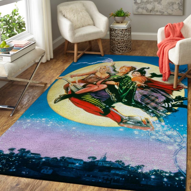 Sanderson Sisters Hocus Pocus Movie Area Halloween Special Living Room Rug Carpet