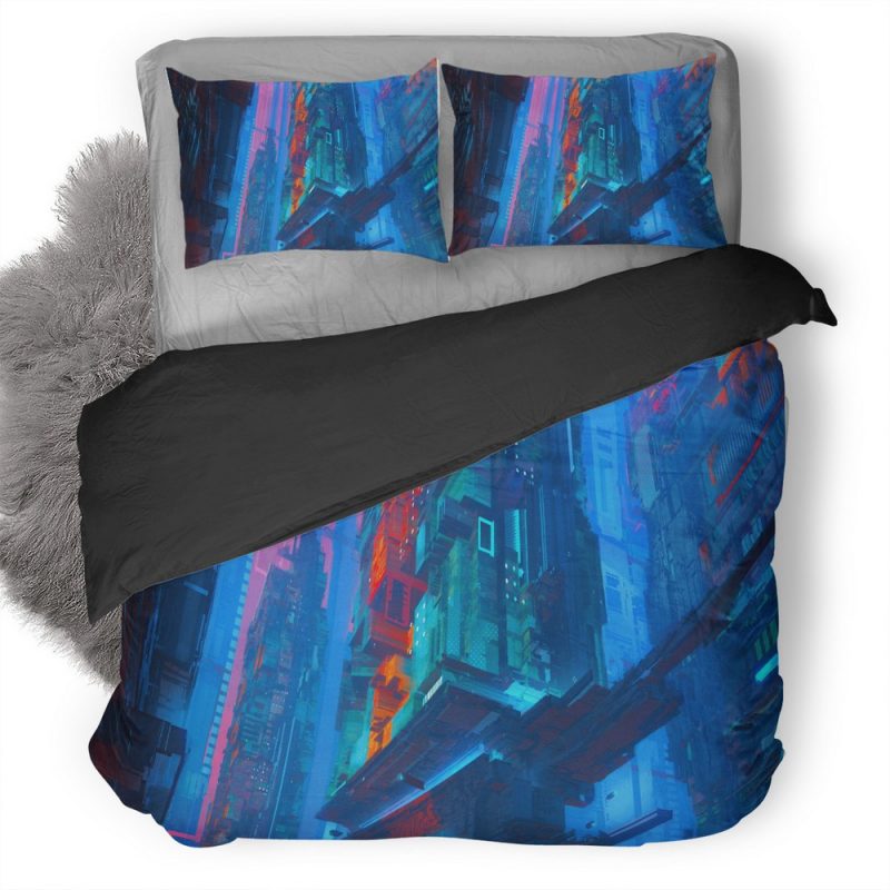 Saturation City Digital Art P2 Duvet Cover and Pillowcase Set Bedding Set