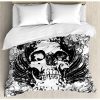 Scary In Grunge Sketch Duvet Cover and Pillowcase Set Bedding Set