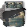 Sci Fi Character In Futuristic Suit Weapon Hs Duvet Cover and Pillowcase Set Bedding Set