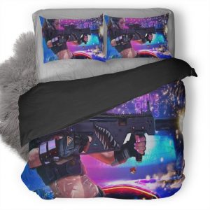 Science Fiction Cyberpunk Xp Duvet Cover and Pillowcase Set Bedding Set