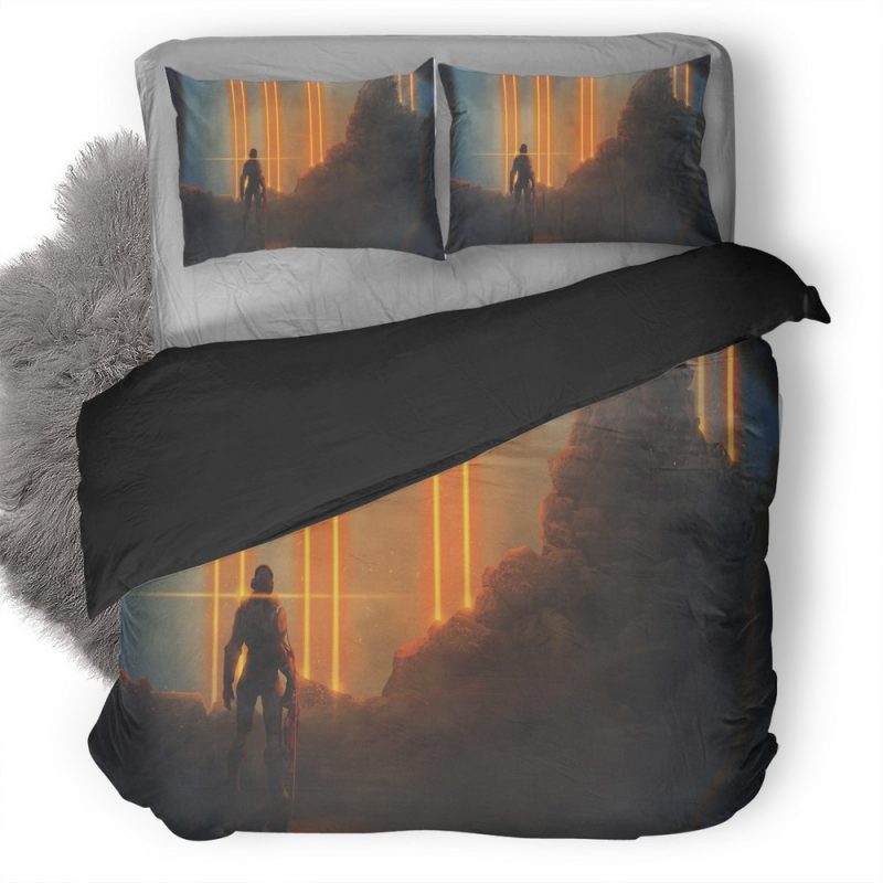 Science Fiction Warrior Artwork 17 Duvet Cover and Pillowcase Set Bedding Set