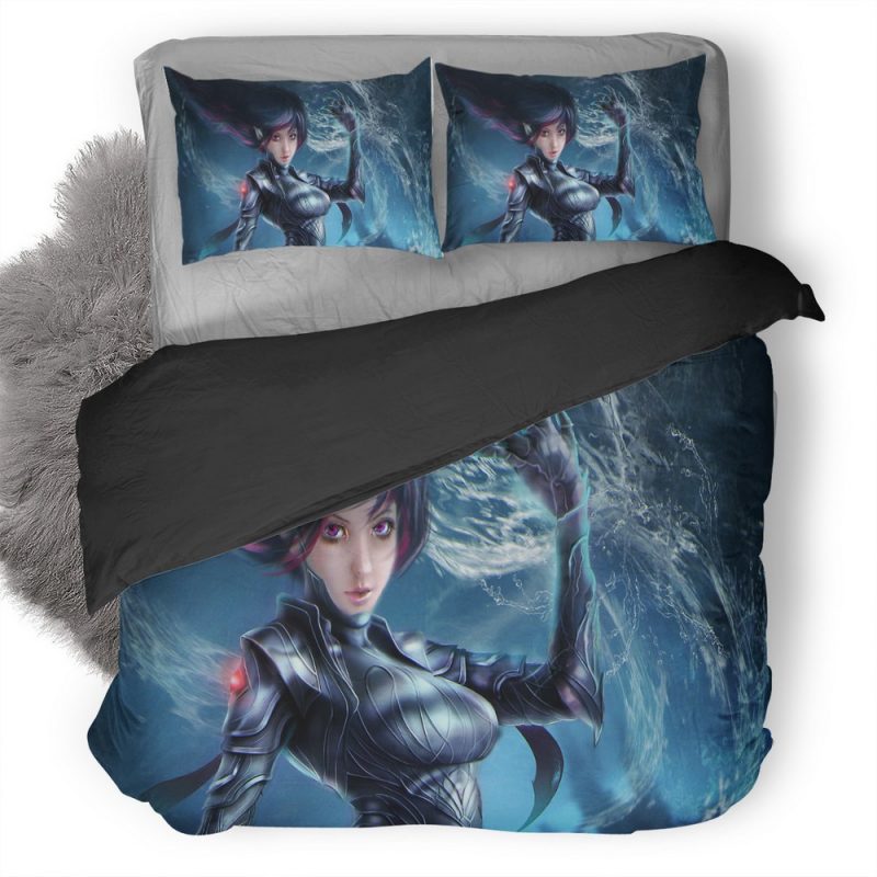 Scifi Girl Character V8 Duvet Cover and Pillowcase Set Bedding Set