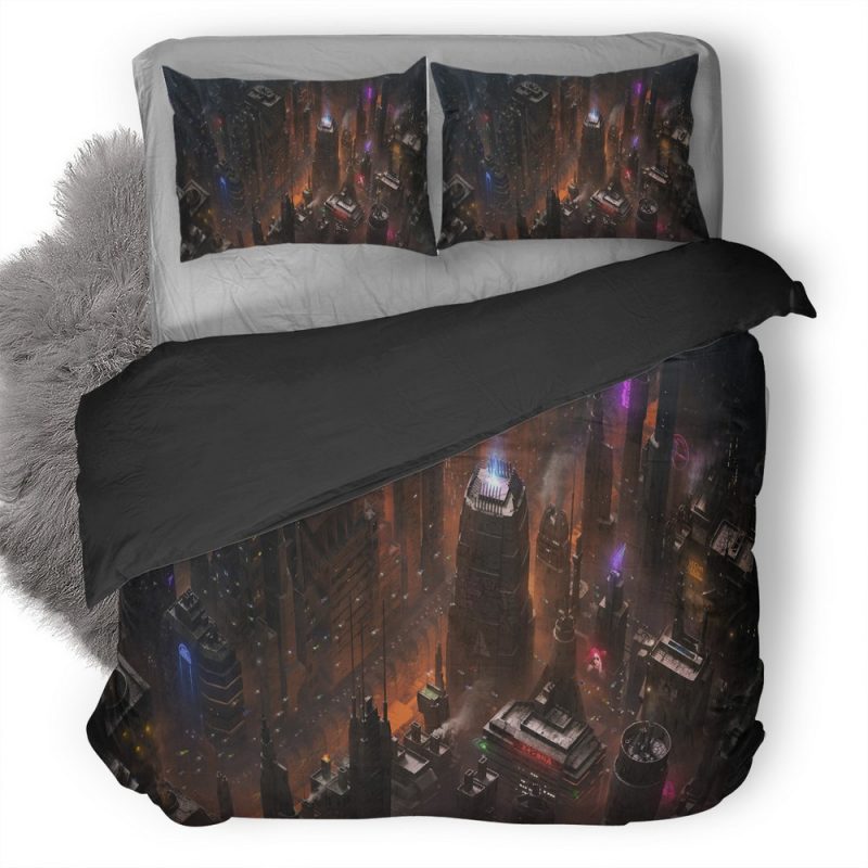 Scifi Resource Based Economy 74 Duvet Cover and Pillowcase Set Bedding Set