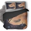 Scifi Space Warrior Digital Art Futurist 9B Duvet Cover and Pillowcase Set Bedding Set